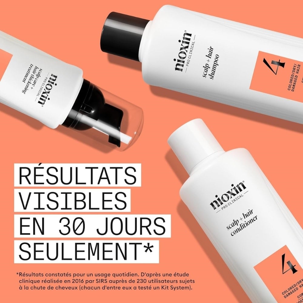 Shampoing cheveux + cuir chevelu Système 4 - Pour cheveux colorés avec chute avancée