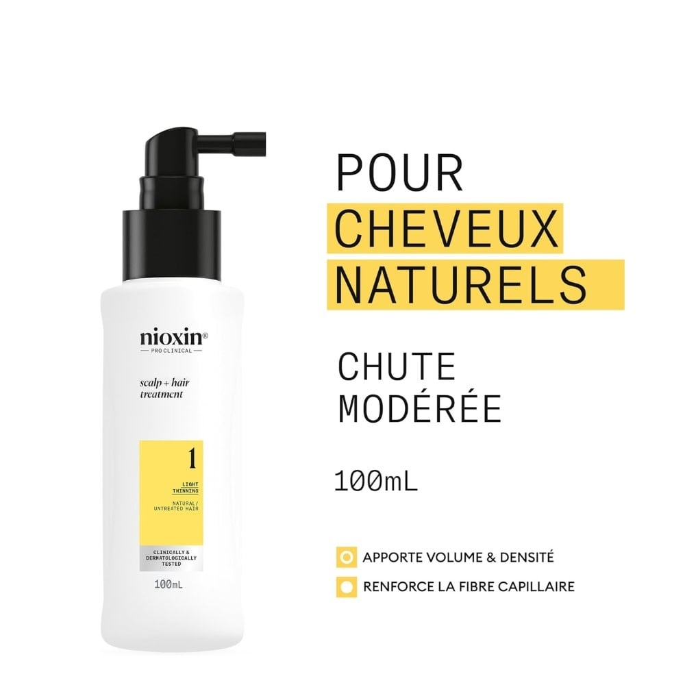 Traitement épaississant sans rinçage cheveux + cuir chevelu Système 1 - Pour cheveux naturels avec chute modérée