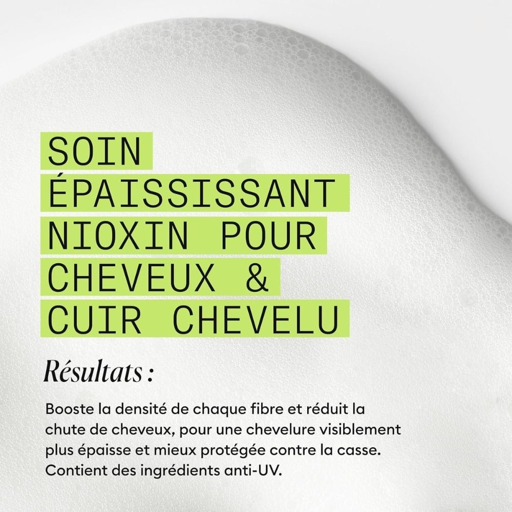 NIOXIN - Traitement épaississant sans rinçage cheveux + cuir chevelu Système 2 - Pour cheveux naturels avec chute avancée