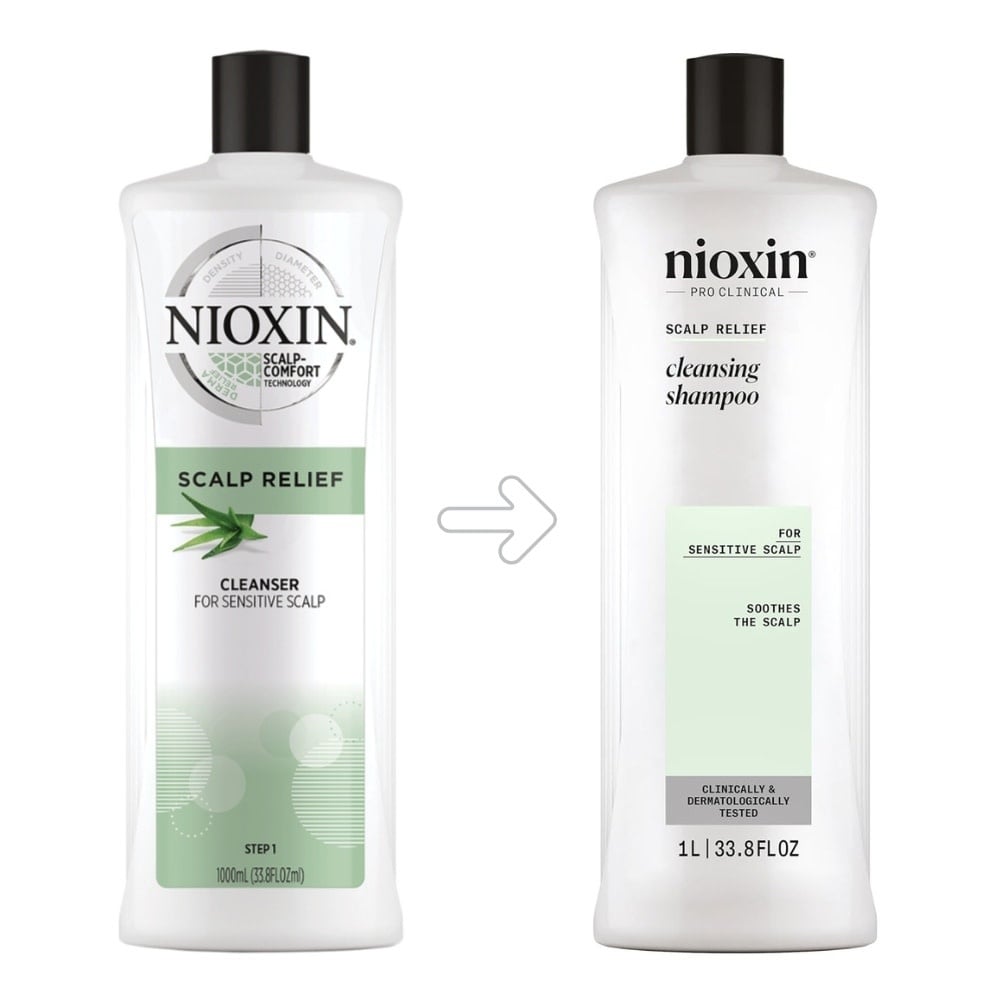 NIOXIN - Shampoing apaisant et nettoyant du cuir chevelu - Pour cuir chevelu sensible