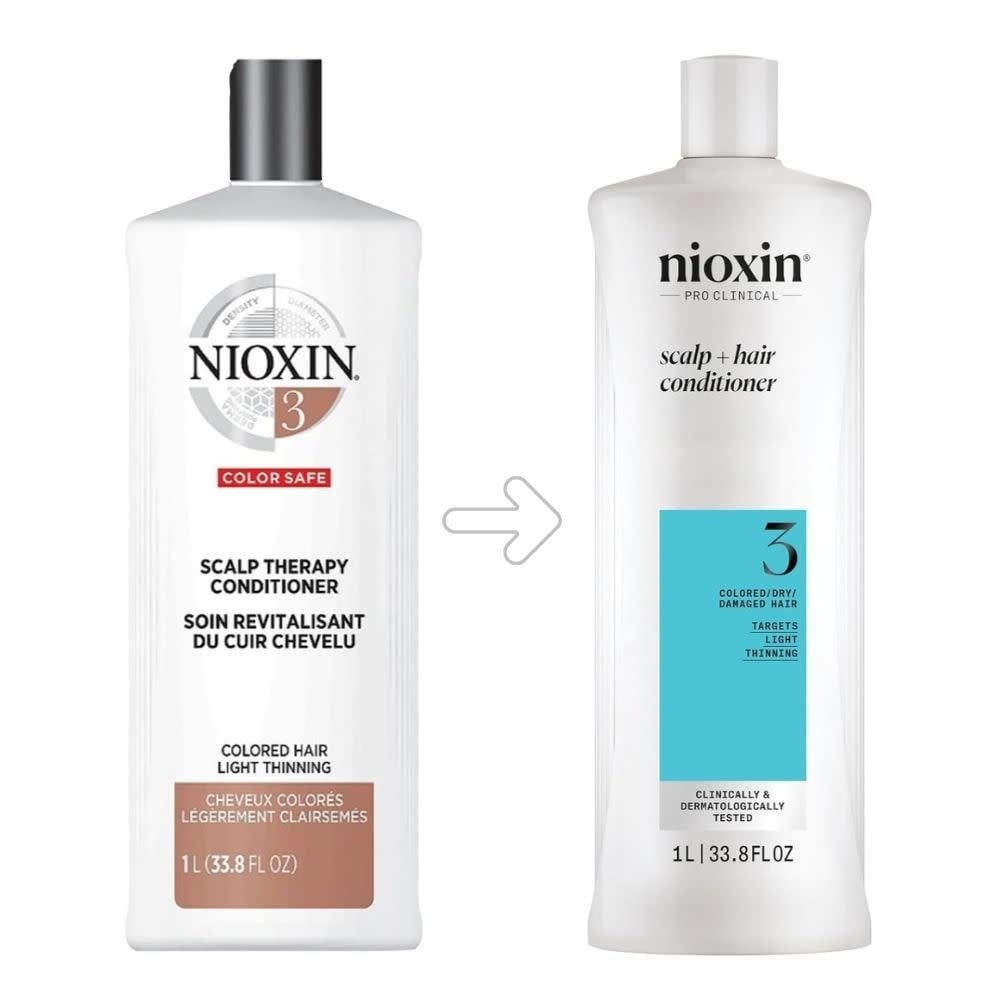 Duo shampoing et revitalisant cheveux + cuir chevelu Système 3 - Pour cheveux colorés avec chute modérée (2x 1000ml/33.8oz)