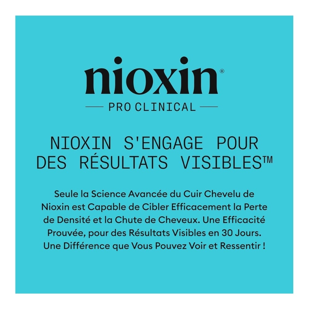NIOXIN - Shampoing cheveux + cuir chevelu Système 3 - Pour cheveux colorés avec chute modérée