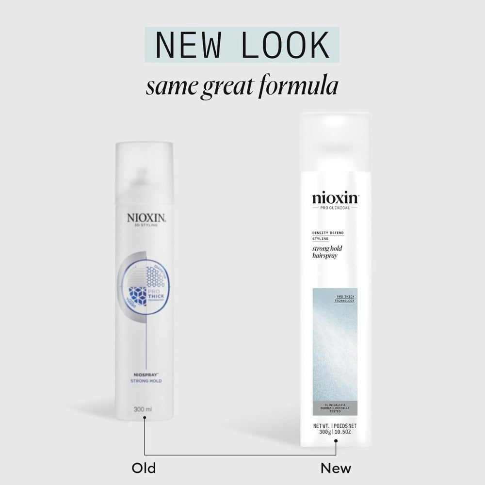 Density Defend Styling Strong Hold Hairspray - For Longer Lasting end Looks (300ml/10.5oz)