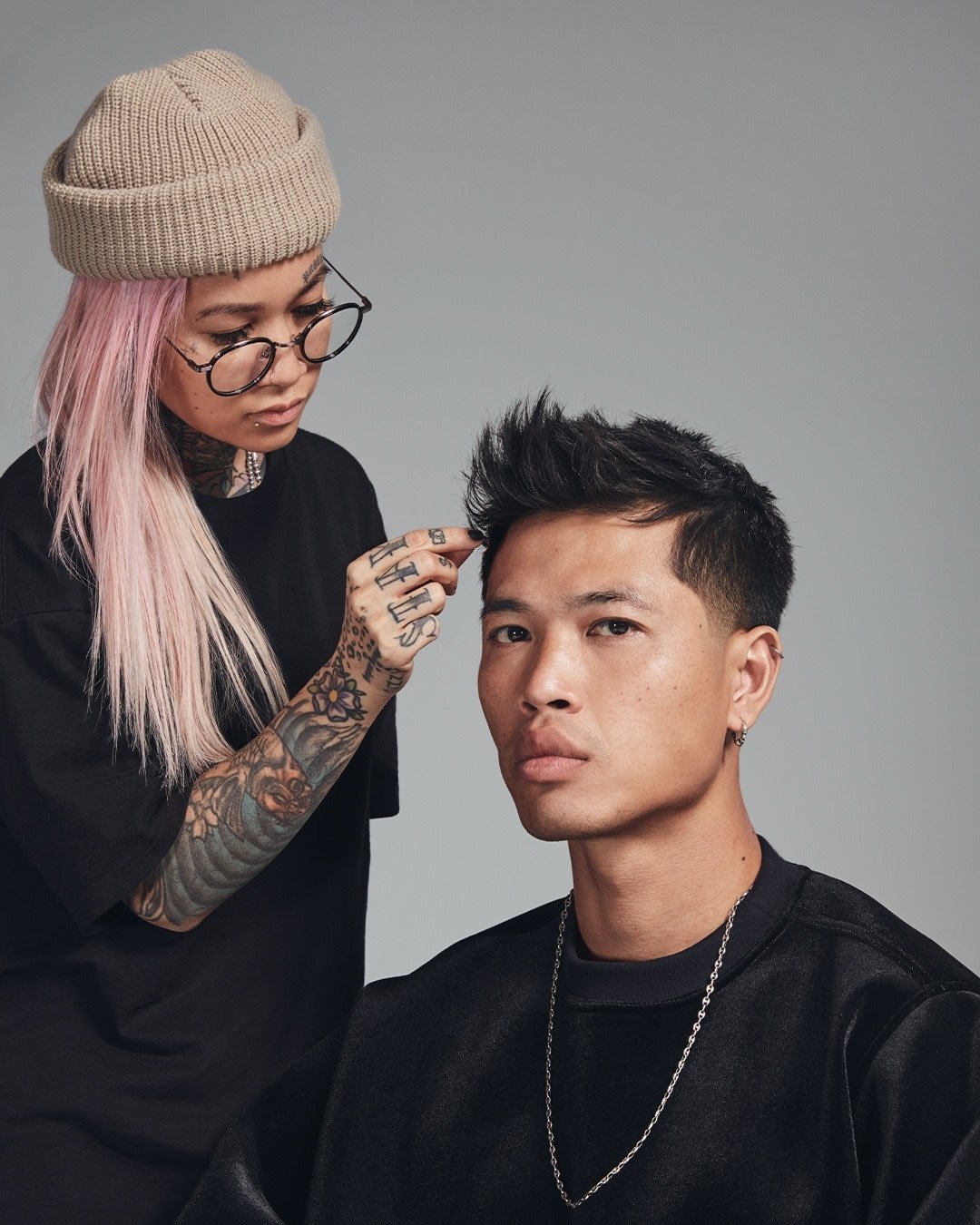 Pâte fibreuse "Fiber Pomade" - Tenue forte, fini semi-mat (100ml/3.38oz)