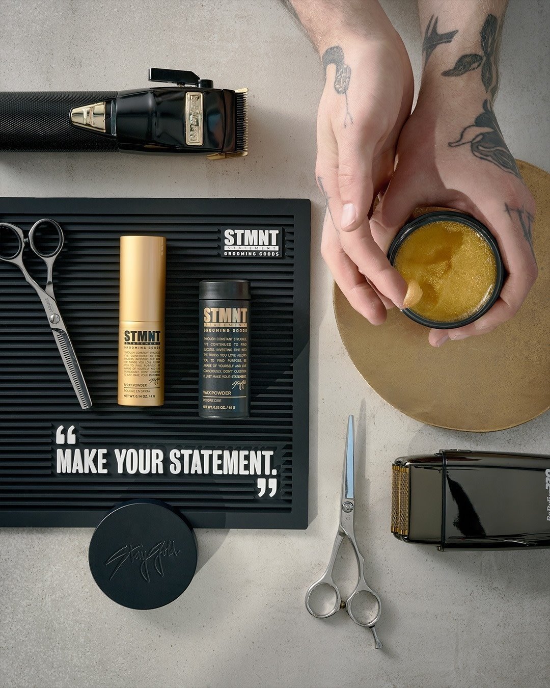 Pâte fibreuse "Fiber Pomade" - Tenue forte, fini semi-mat (100ml/3.38oz)