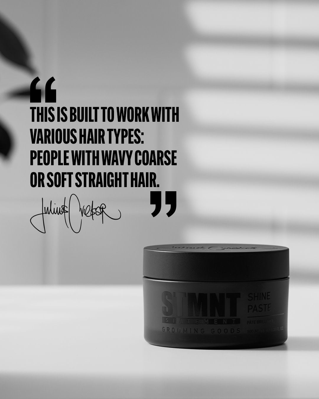 STMNT Grooming Goods - Pommade "Matte Paste" - Effet super mat