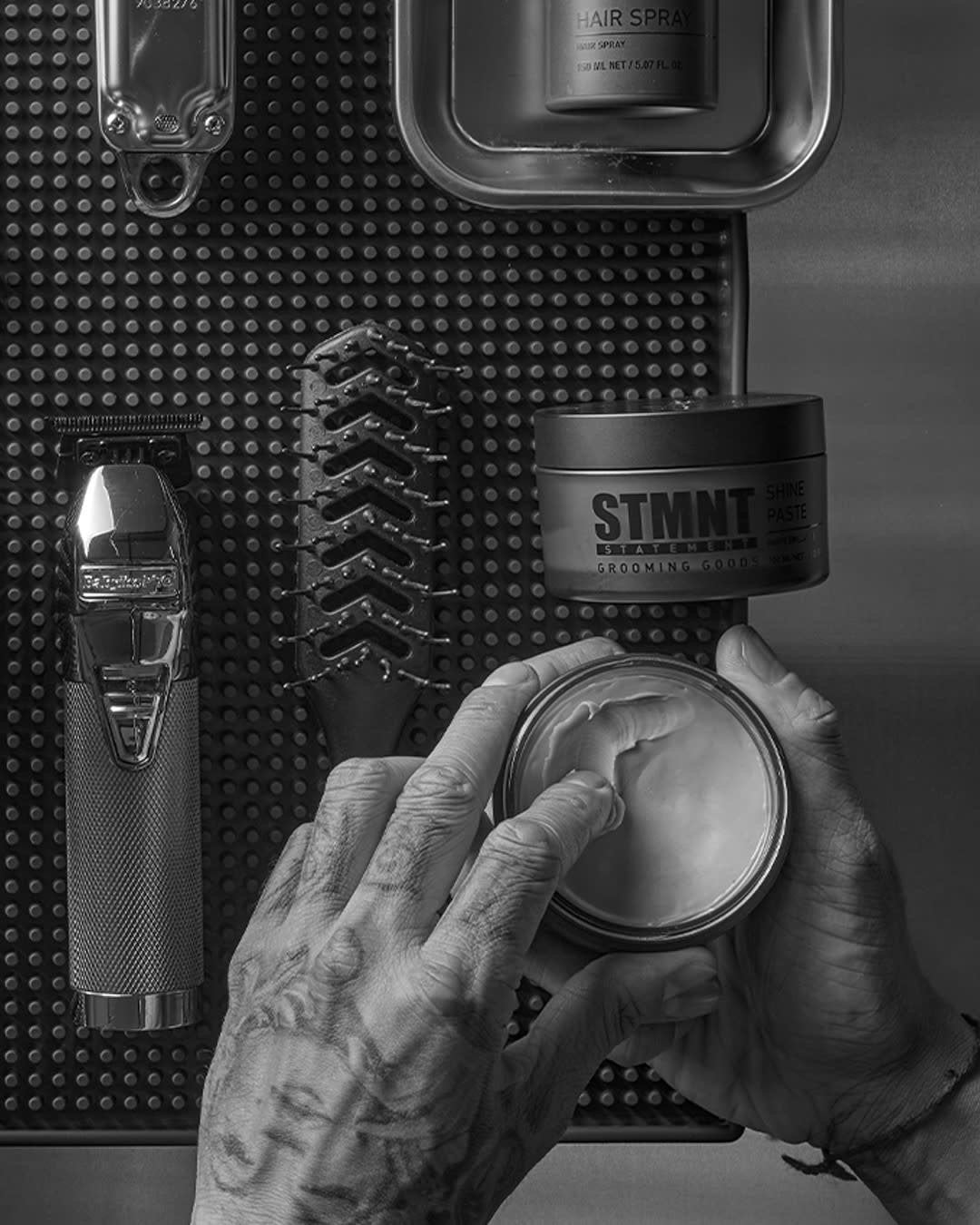 Pommade "Shine Paste" - Tenue forte, brillance naturelle