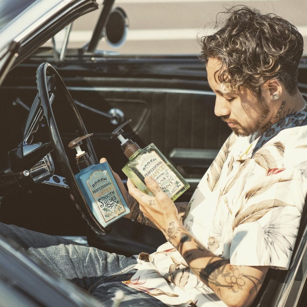 Shampoing mentholé "Funky Minty" (400ml/13.5oz)