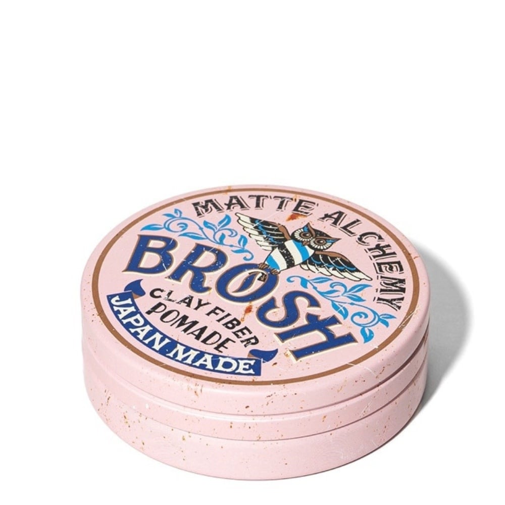 Brosh Pomade - Pâtes d'argile "Clay Fiber Pomade" Matte Alchemy (115g/4.0oz)