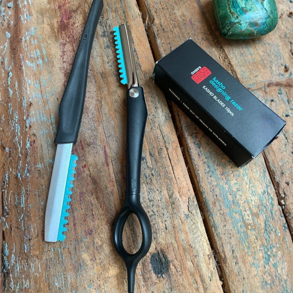 Designing Razor Folding Hair Styling Razor - KCSNH (175mm/6.89") - Black