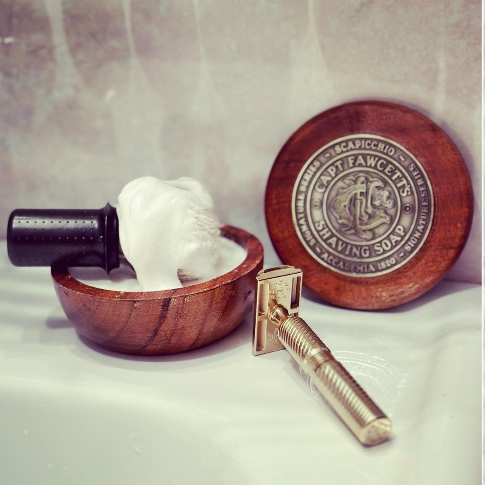 Captain Fawcett's - Savon de rasage "Scapicchio" - Recharge pour bol de rasage (110g/3.8oz)