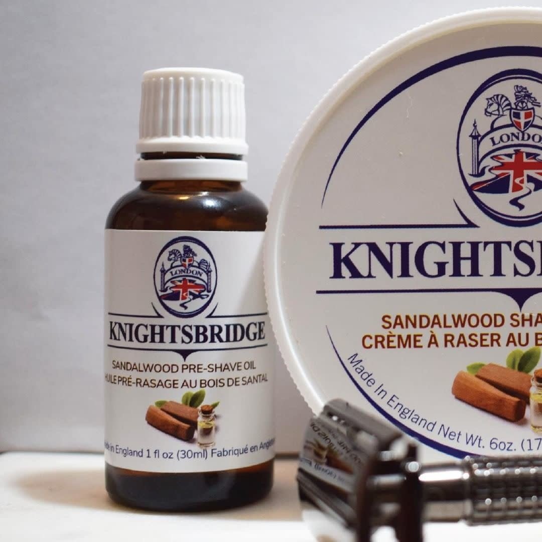 Huile de pré-rasage - Bois de santal (30g/1.0oz)