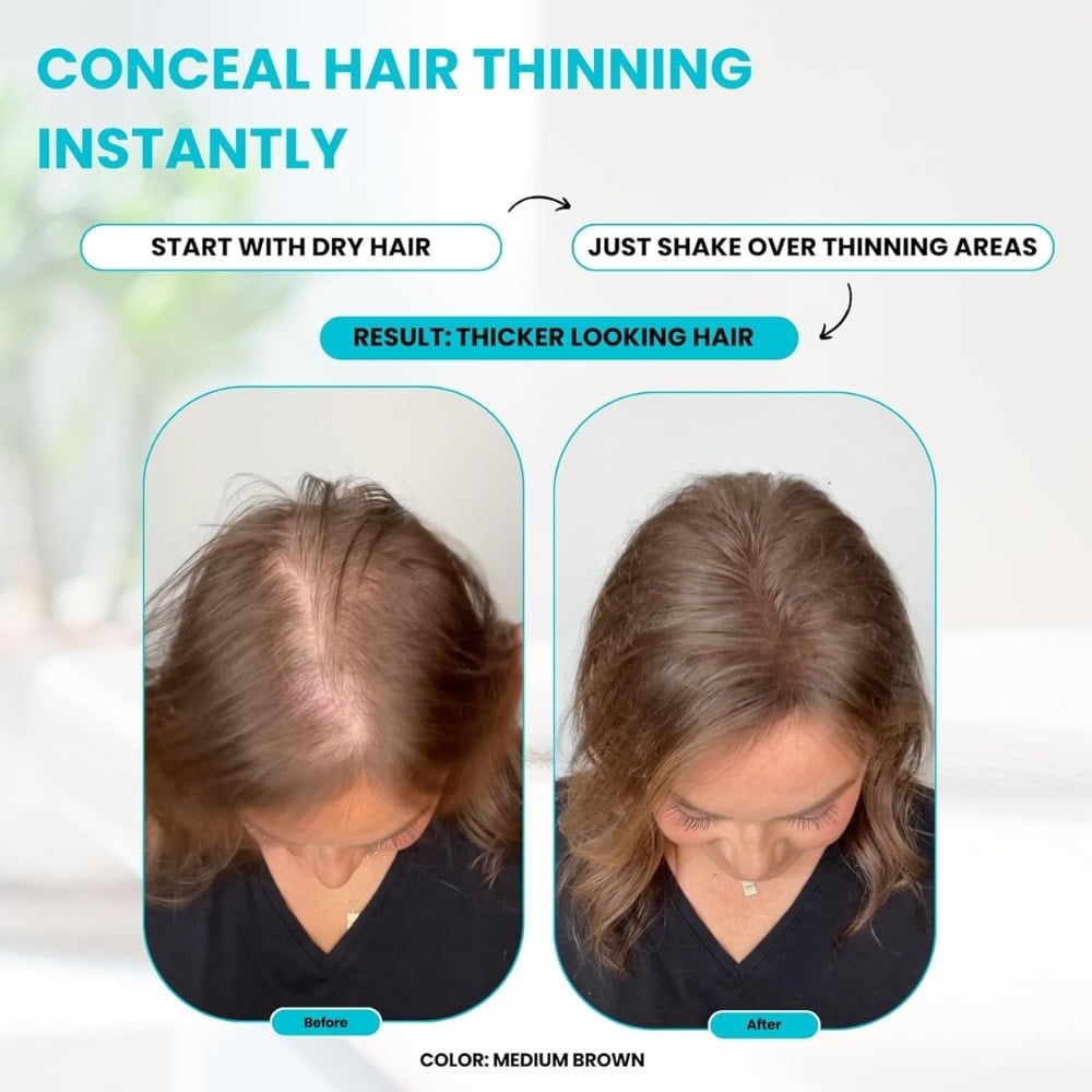 Fibres de kératine densifiant la masse "Hair Thickening Fibers" (15g/0.53oz) Gris