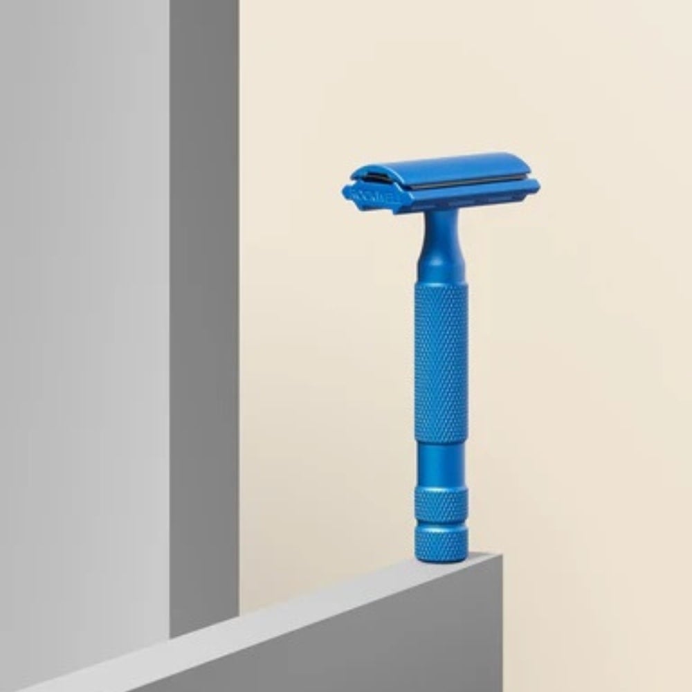 Rasoir de sûreté ajustable 6S - Bleu