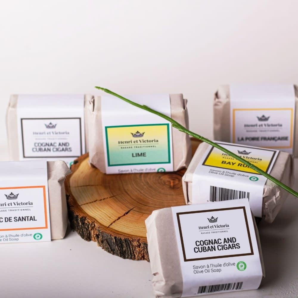 Henri et Victoria - Savon en barre "Lime" (114g/4.0oz)