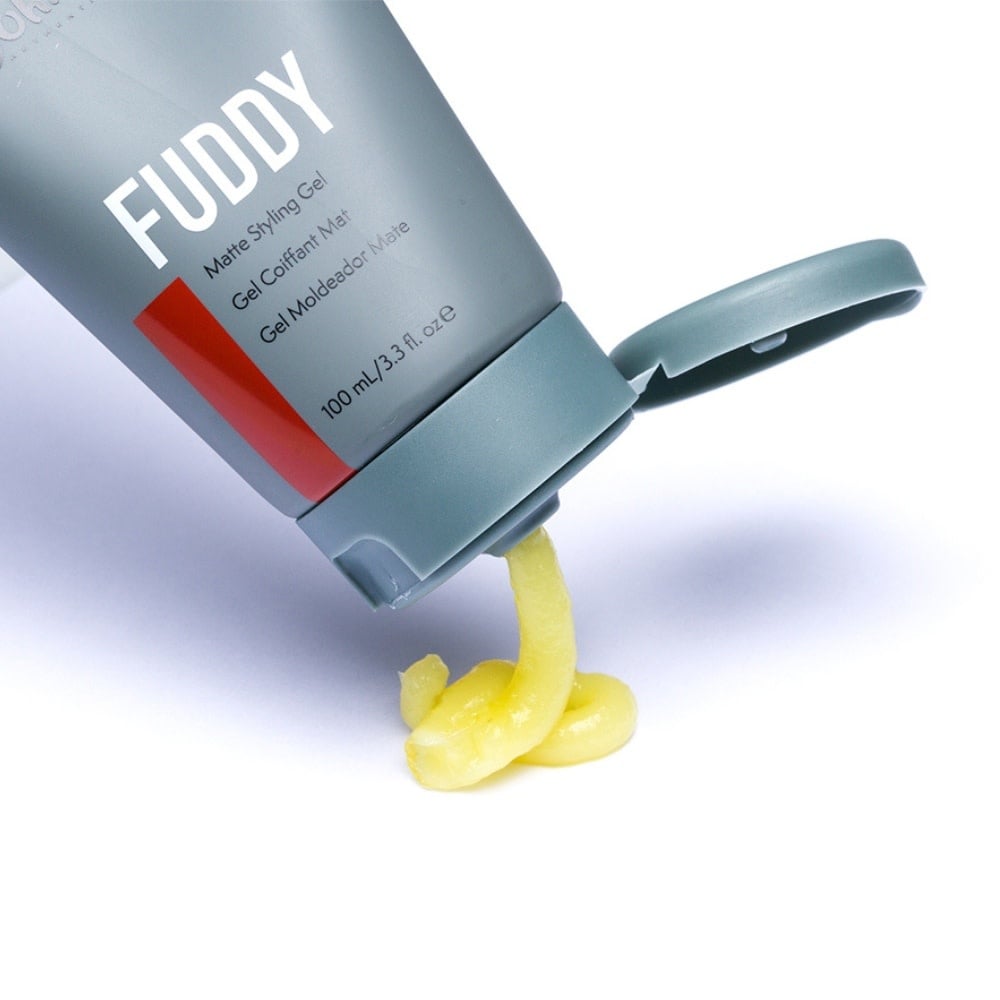 Gel coiffant mat "Fuddy" - Tenue forte, finition mate (100ml/3.3oz)