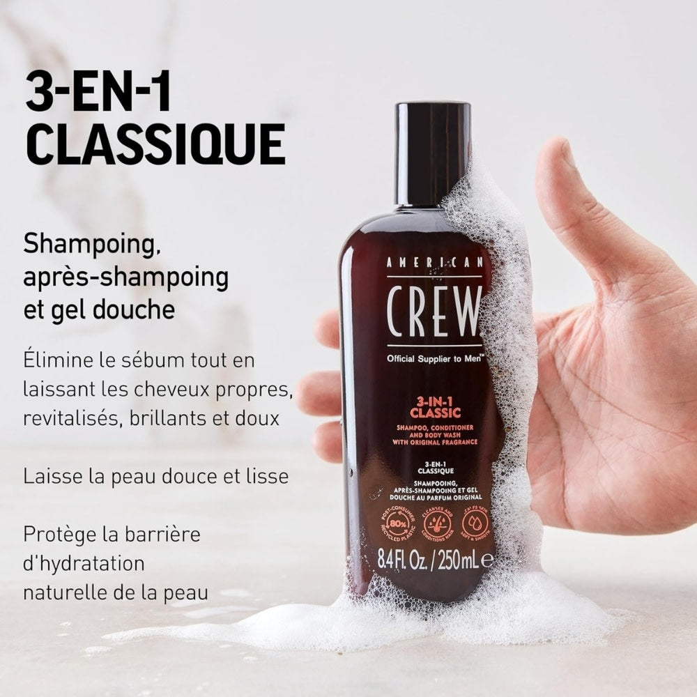 3 in 1 Shampoo, Conditioner & Body Wash