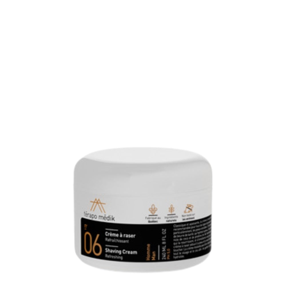 Crème à raser rafrîchissante "Homme N.06" (240ml/8.0oz)