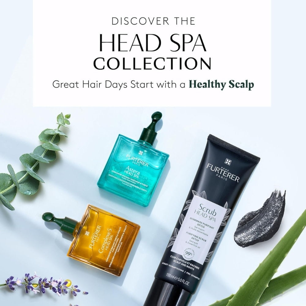Astera Head Spa Soothing Concentrate Freshness & Purity - Professional scalp care pre-shampoo (50ml/1.69oz)