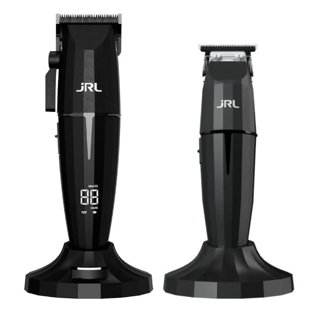 Copy of JRL Professional - Duo ONYX GHOST Tondeuse sans fil avec pile lithium-ion "FF 2020C-B-W" et tondeuse de finition "FF 2020T-B-W" - Blanc