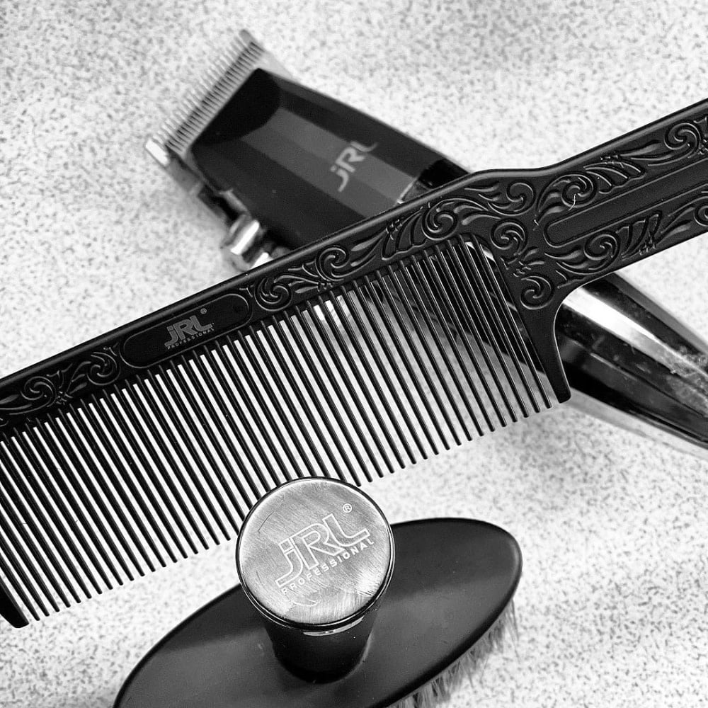 Époussette pour le cou "Neck Duster" (135mm/5.3" x 100mm/3.9") - Noir