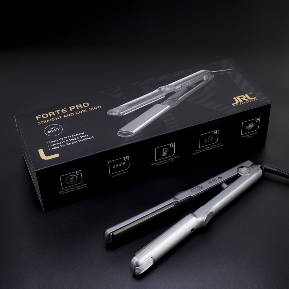 Fer à lisser en céramique-ionique "Forte Pro" (25mm/1") - Jusqu'à (240°C/464°F)