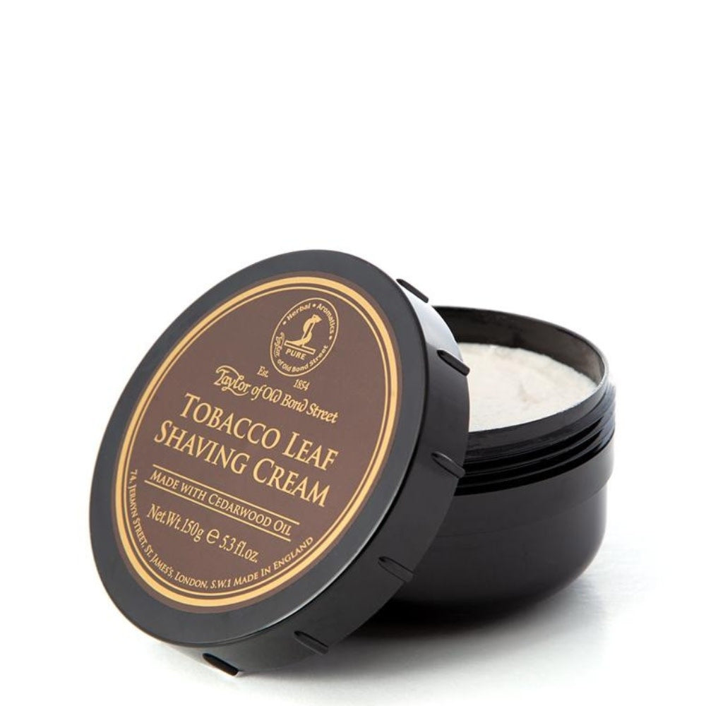 Crème à raser en bol - Feuille de tabac (150g/5.3oz)