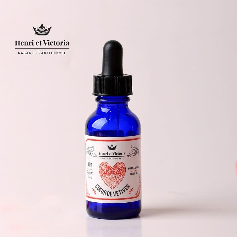 Huile à barbe 3 en 1 "Coeur de Vetiver" (28g/1.0oz)