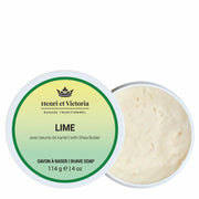 Lime Shaving Soap with Shea Butter (114g/4.0oz)