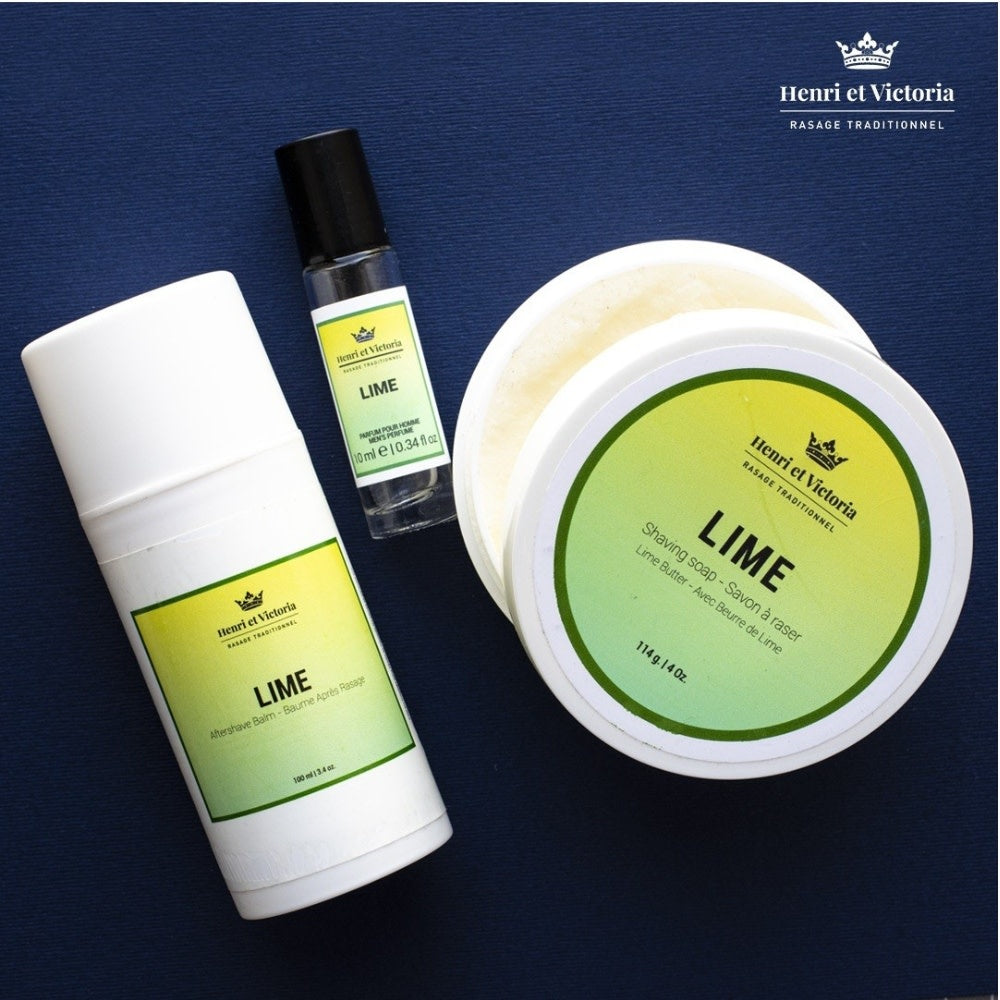 Lime Shaving Soap with Shea Butter (114g/4.0oz)