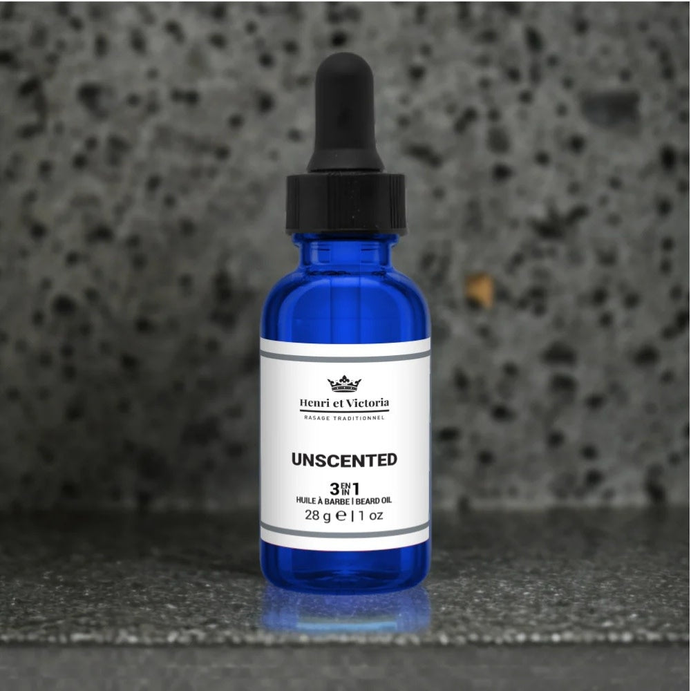 Unscented 3 in 1 Beard Oil (28g/1.0oz)