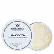 Unscented Shaving Soap with Shea Butter (114g/4.0oz)