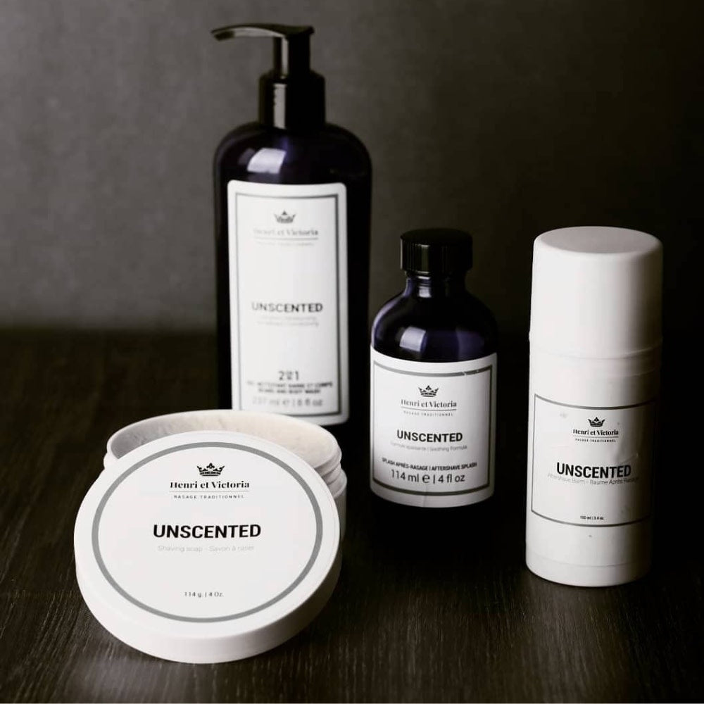 Unscented Shaving Soap with Shea Butter (114g/4.0oz)