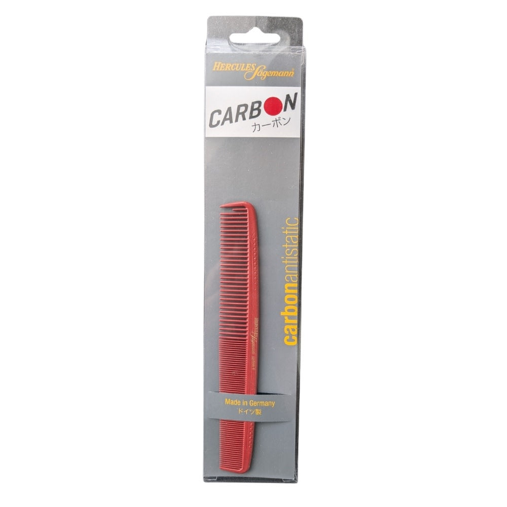 Carbon 4 Antistatique Cutting Comb (178mm/ 7.0") - Red