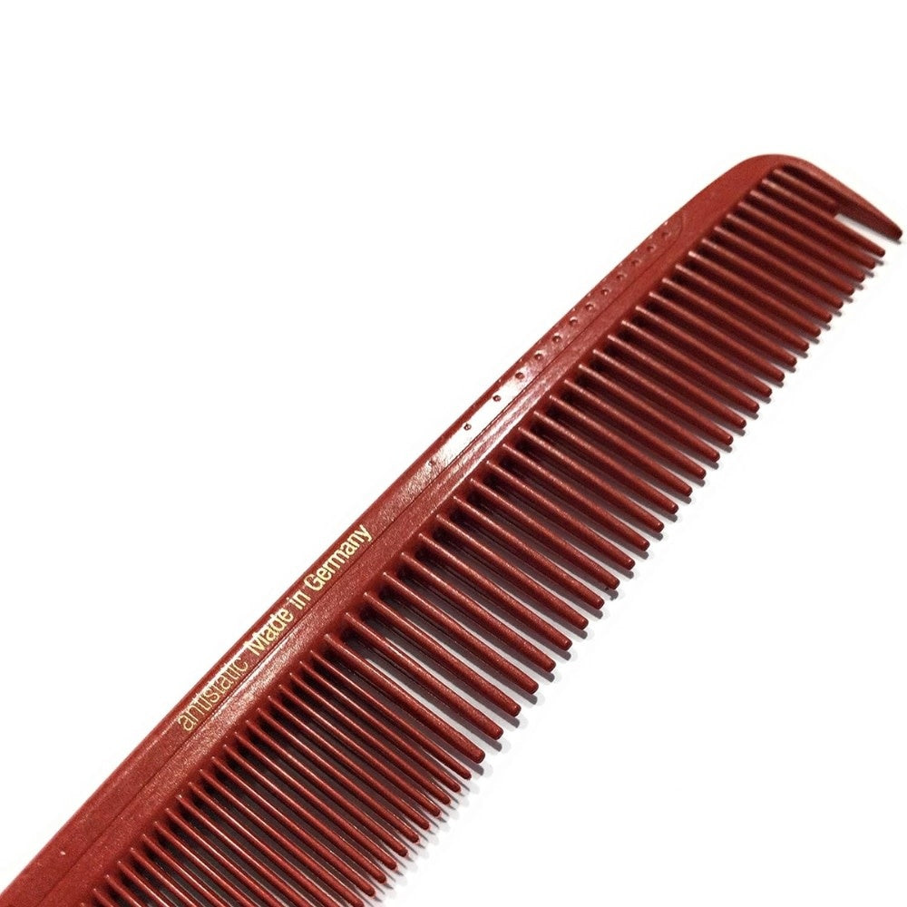Carbon 4 Antistatique Cutting Comb (178mm/ 7.0") - Red