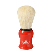Pure Hog Bristle Shaving Brush #10065 red plastic handle - Medium (23mm/0.90")