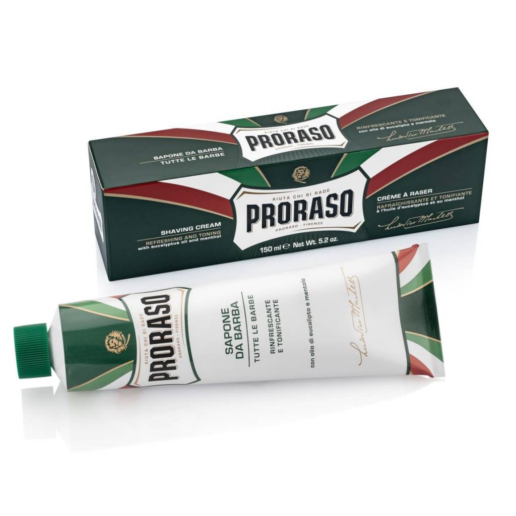 Savon à raser en tube à l'huile d'eucalyptus et au menthol (150ml/5.2oz)