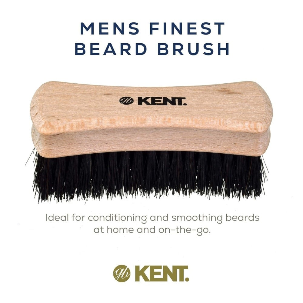Copy of KENT. - Brosse à cheveux militaire ovale - Fabriqué en bois d'ébène et poils de sangliers noires - MN11