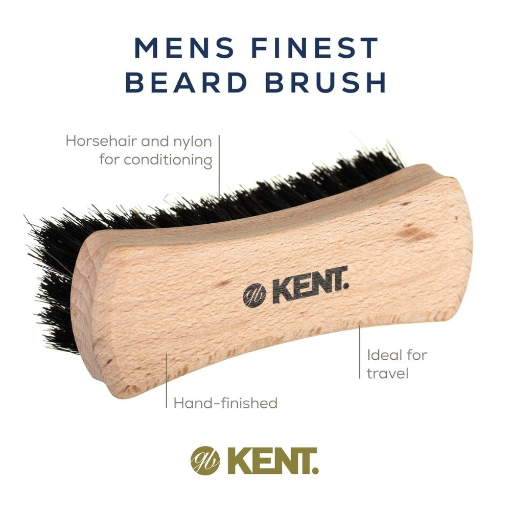 Copy of KENT. - Brosse à cheveux militaire ovale - Fabriqué en bois d'ébène et poils de sangliers noires - MN11