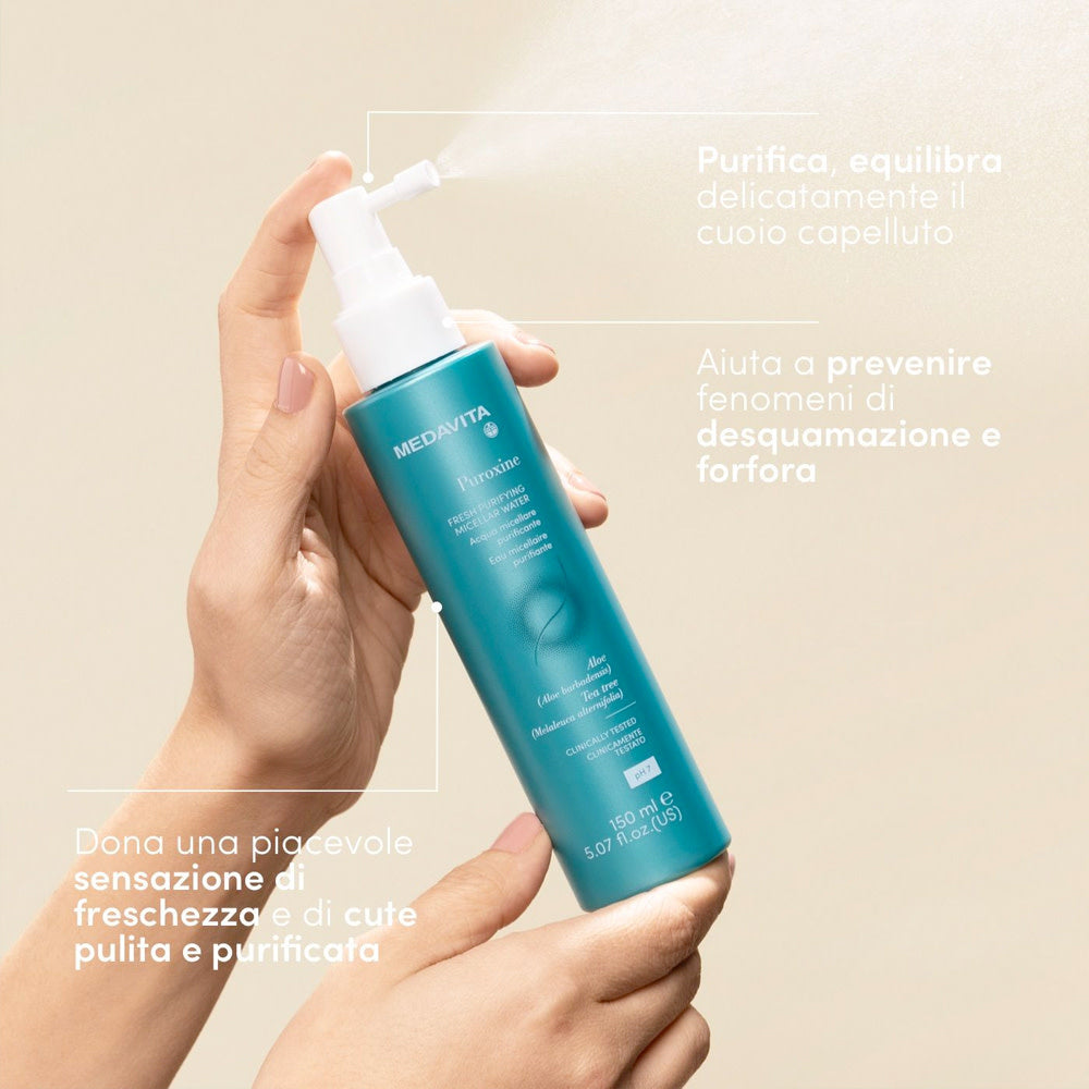 Eau micellaire purifiante "Puroxine" - Pour le cuir chevelu (150ml/5.07oz)
