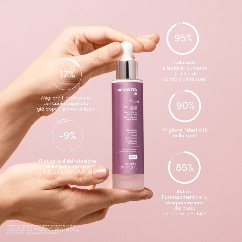 Sérum de nuit régénérant "Velour Night Reset Serum" - Pour le cuir chevelu et le visage (50ml/1.69oz)