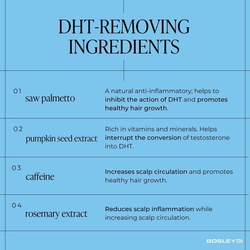 Bosley MD - Revitalisant volumisant "BosRevive" - Pour cheveux visiblement clairsemés, naturels, non teints