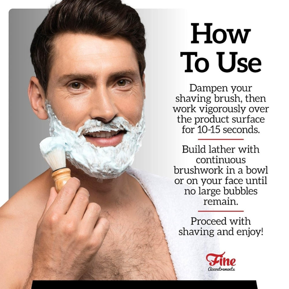 Copy of Fine Accoutrements - Bol à mousse de rasage "Shaving Lather Bowl" - Bleu/Blanc