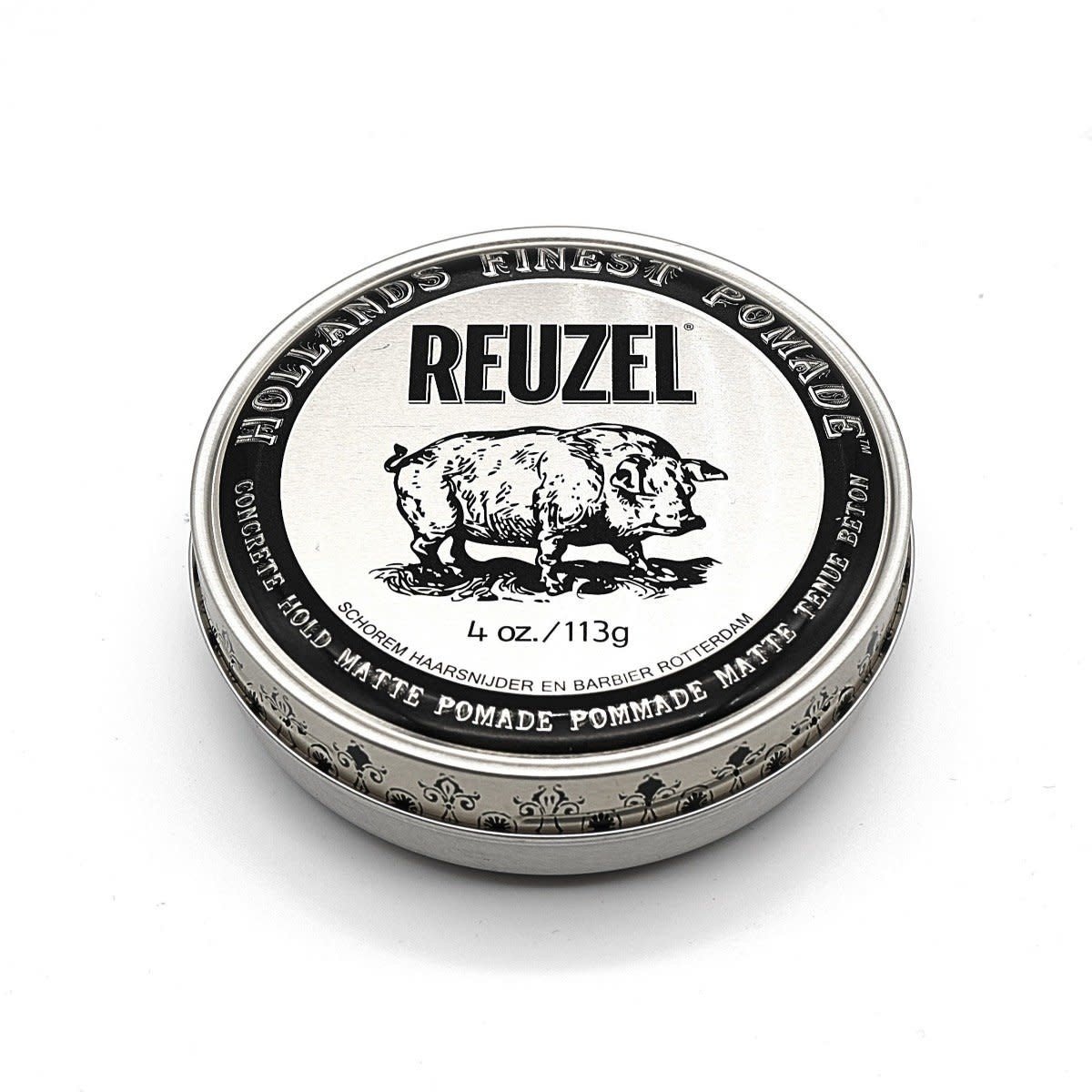 Reuzel - Pommade "Concrete Hold Pomade" - Tenue super forte fini mat (Argent)