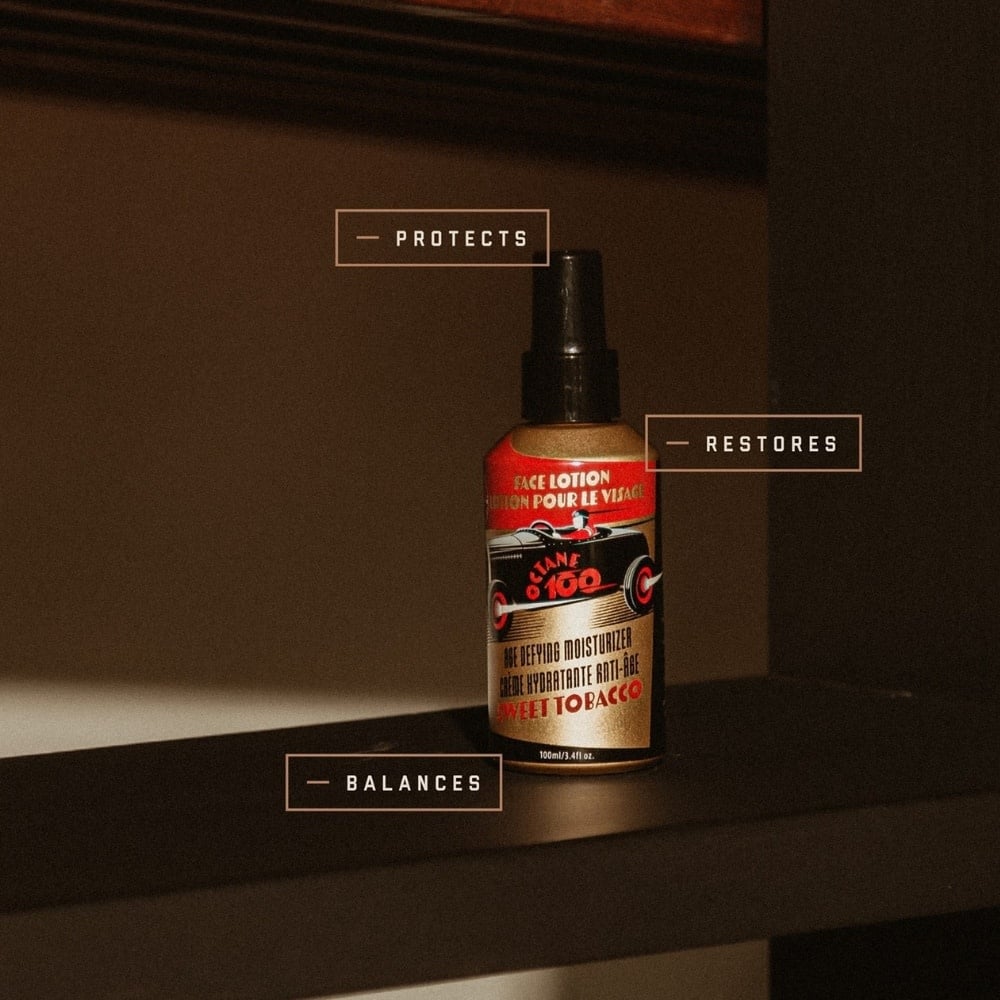 18.21 Man Made - Crème hydratante anti-age pour le visage "Sweet Tobacco Octane 100"