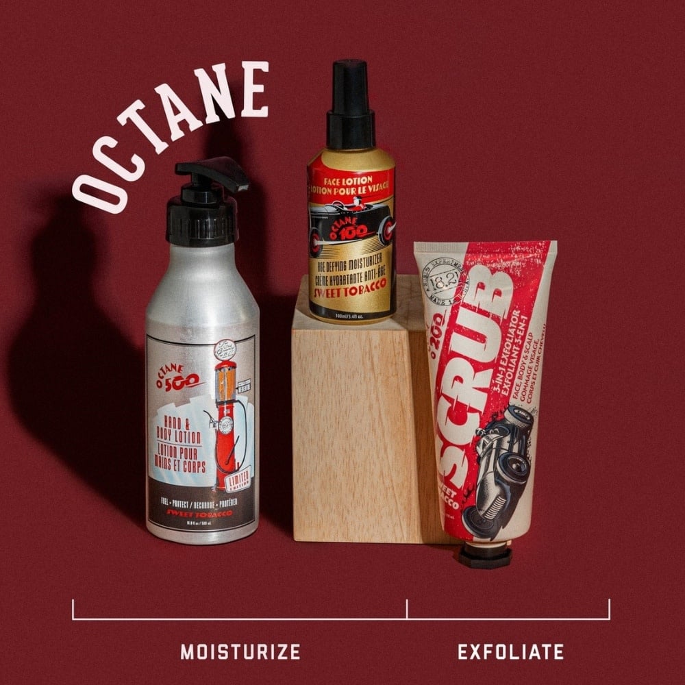 18.21 Man Made - Crème hydratante anti-age pour le visage "Sweet Tobacco Octane 100"