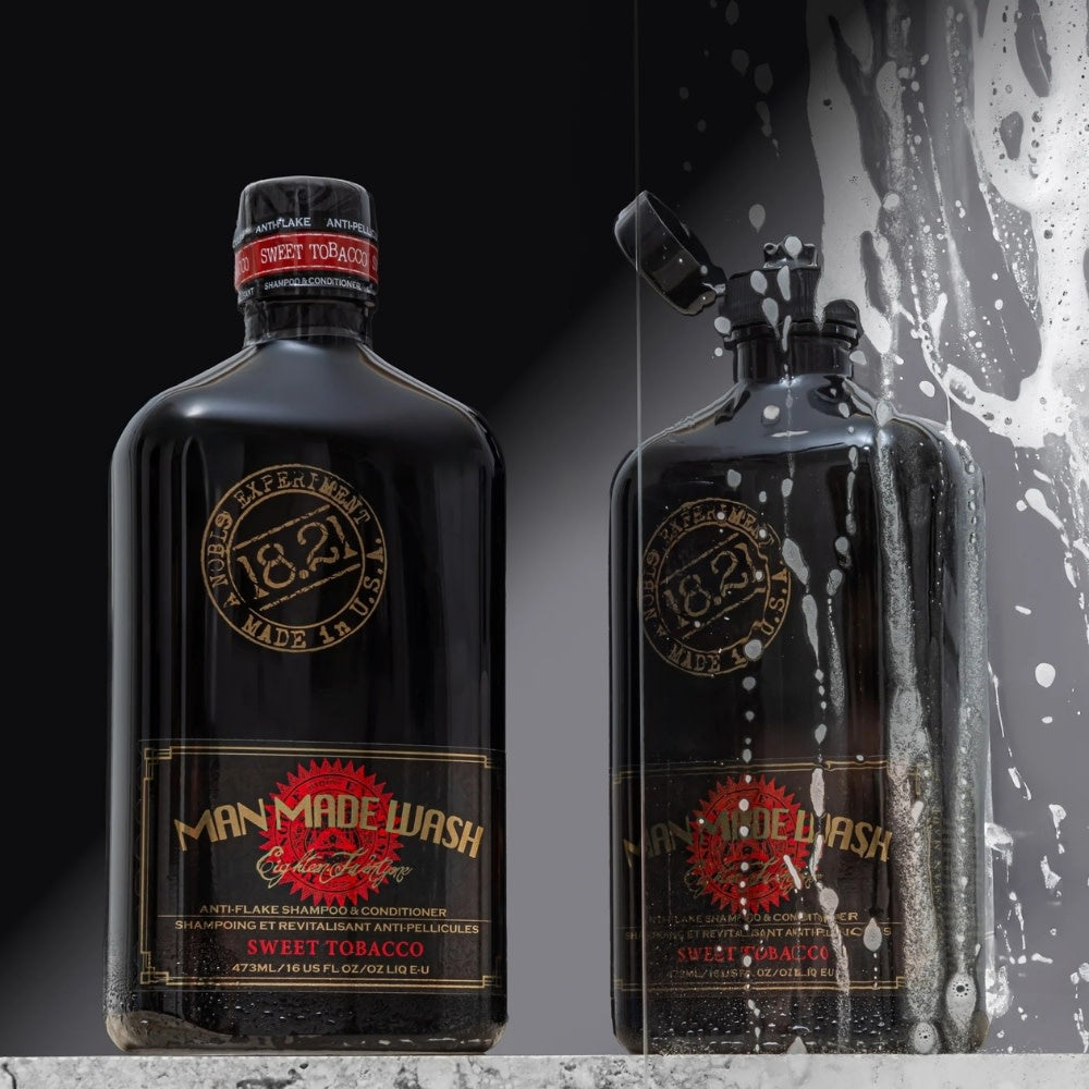 18.21 Man Made - Shampoing et revitalisant antipelliculaire "Sweet Tobacco"