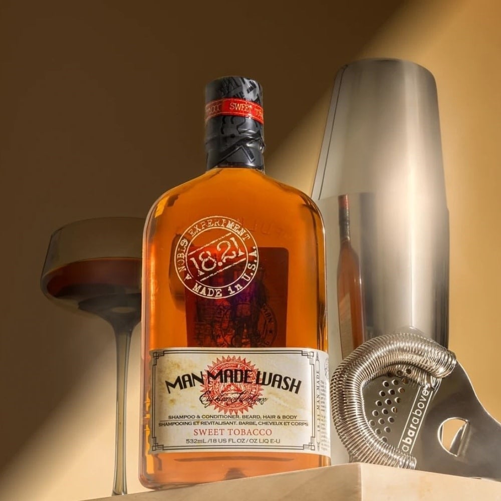 Nettoyant 3 en 1 barbe, cheveux et corps "Sweet Tobacco"