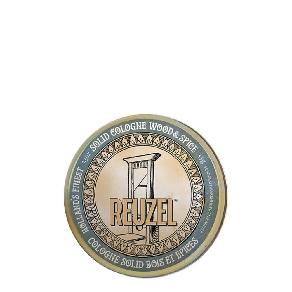 Baume de Cologne Solide Bois et Épices "Wood & Spice Solid Cologne Balm" -  Parfum solide à base de cire (35g/1.3oz)
