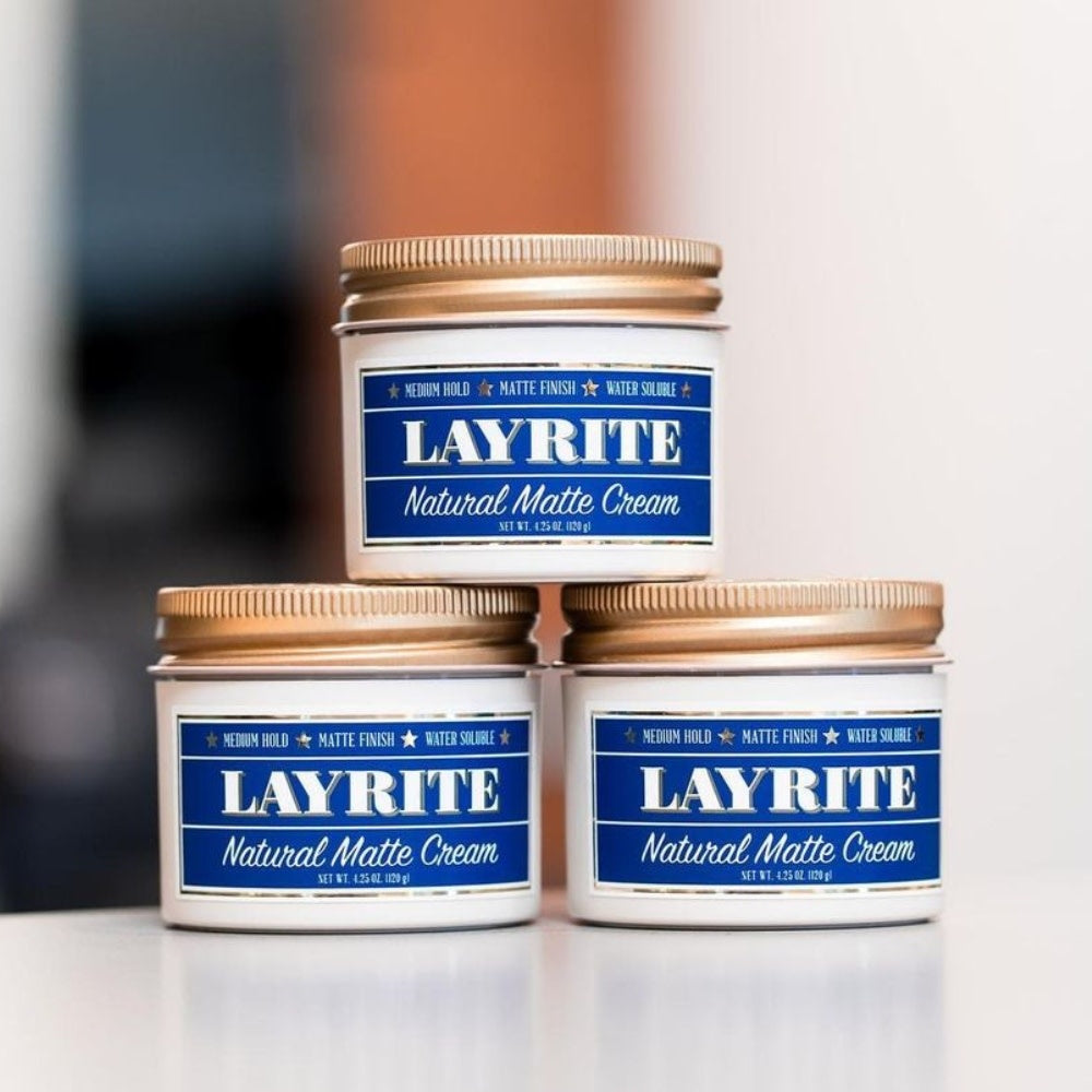 Layrite Deluxe - Crème "Natural Matte Cream" - Tenue moyenne, fini mat
